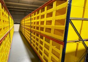 Yellow Corrugated Plastic Picking Bin for Warehouse (2)_1